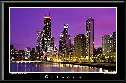 Chicago Skyline Lake Shore Drive