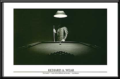 The Hustler Neon Billiard Art