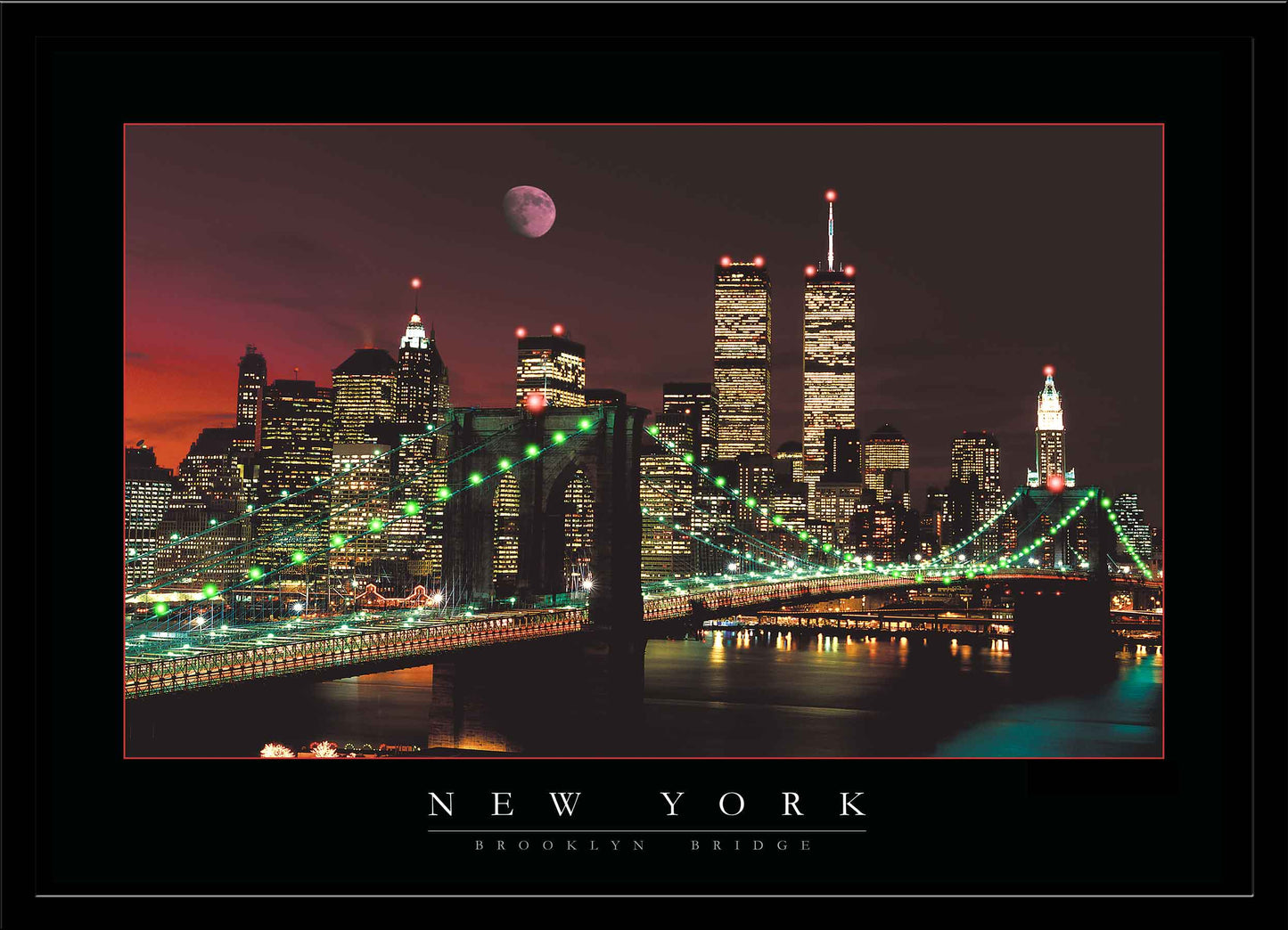 New York Brooklyn Bridge LED by Electric Art Gallery