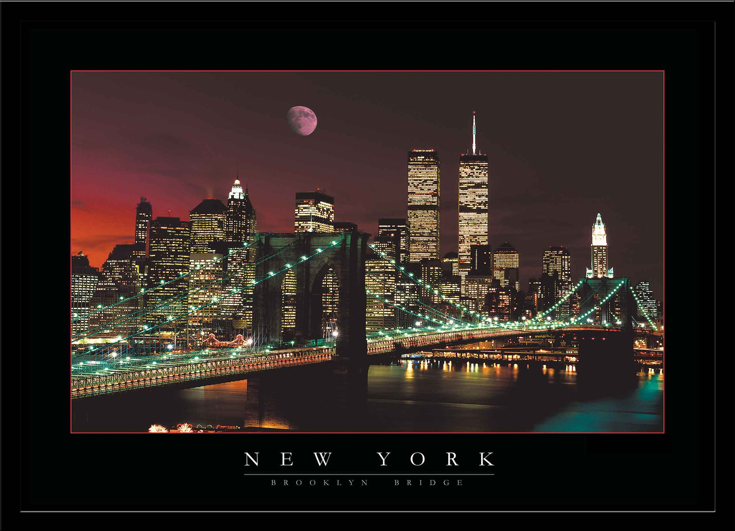 New York Brooklyn Bridge LED by Electric Art Gallery