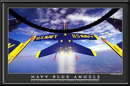 Navy Blue Angels LED Picture