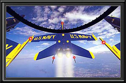 Navy Blue Angels LED Picture