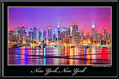 New York City Skyline at Twilight