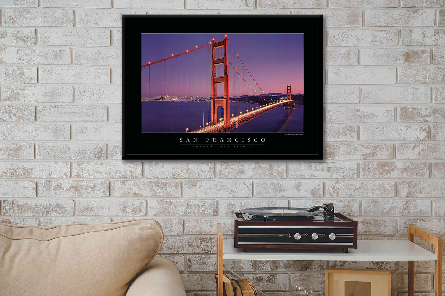 San Francisco Golden Gate Bridge LED by Electric Art Gallery