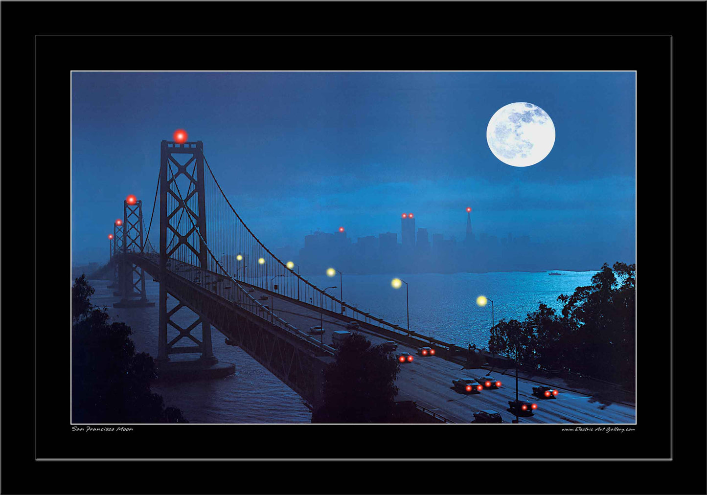 San Francisco Skyline LED by Electric Art Gallery