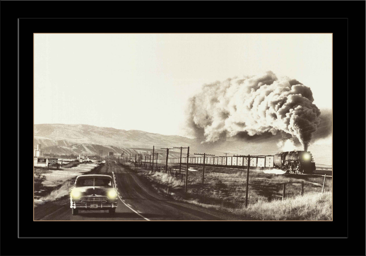 Wyoming 1954 Elliott Erwitt LED by Electric Art Gallery