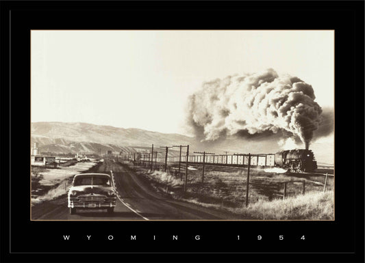 Wyoming 1954 Elliott Erwitt LED by Electric Art Gallery
