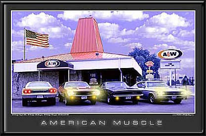 American Muscle Lighted Picture