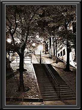 Escalier A' Montmartre by Rene Jacques