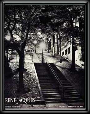 Escalier A' Montmartre by Rene Jacques