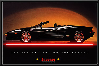 Ferrari on Stage Neon Picture