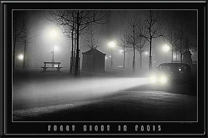 Foggy Night in Paris | Brassai Lighted Picture