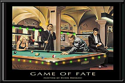Game of Fate Painting Lighted Picture