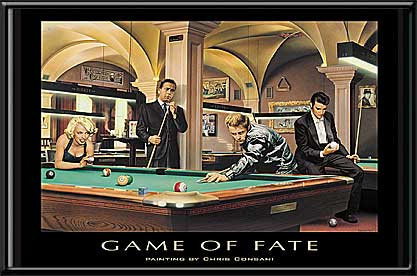 Game of Fate Painting LED Picture