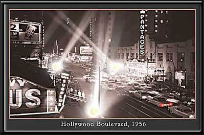 Hollywood Blvd, 1957 LED Art