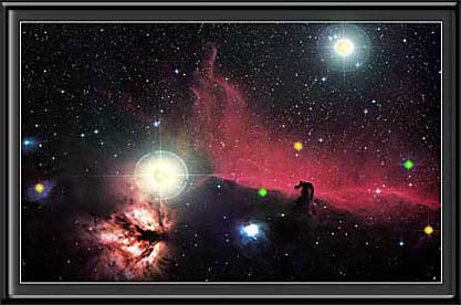 Horsehead Nebula LED Picture