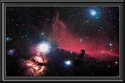 Horsehead Nebula LED Picture