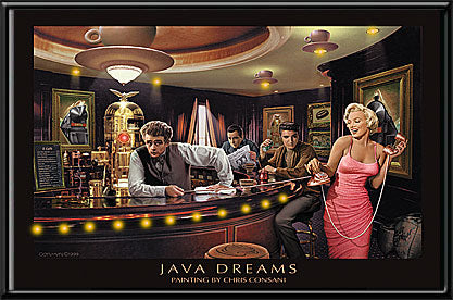 Java Dreams Painting LED Picture