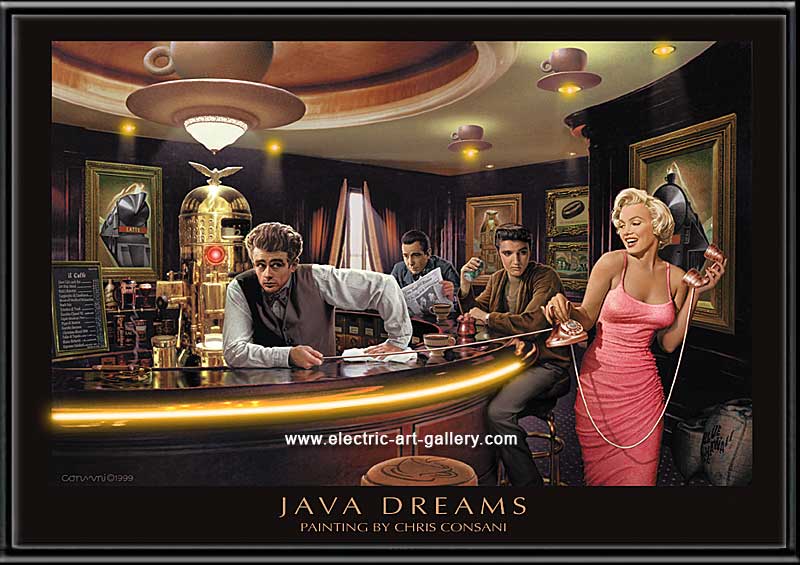 Java Dreams- Lighted Picture