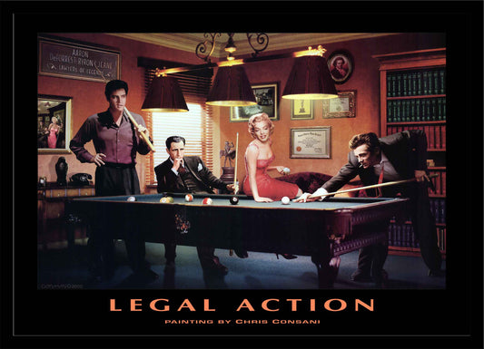 Legal Action LED by Electric Art Gallery