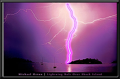Lightning Bolt over Shak Island