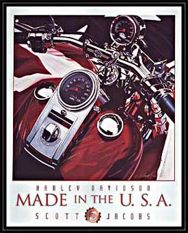 Made in the USA Harley Davidson Neon