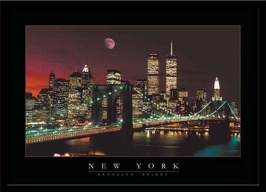 New York Brooklyn Bridge LED by Electric Art Gallery