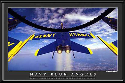 Navy Blue Angels LED Picture