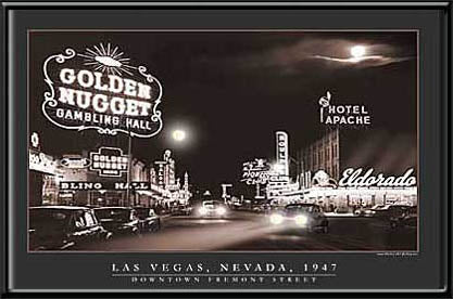 Old Las Vegas, 1947 LED Wall Art