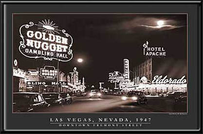 Old Las Vegas, 1947 LED Wall Art