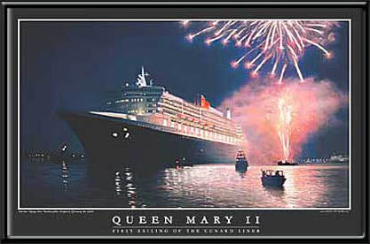 Queen Mary II LED Wall Art