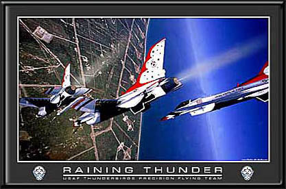 Raining Thunder USAF Thunderbirds