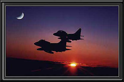 Sunset Patrol Navy Jets