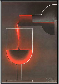 Wine Glass Neon Picture